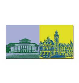 MAGNET-STORIES Leinwandbild - Saarbrücken - 21604