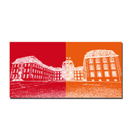 MAGNET-STORIES Picture on canvas - Saarbrucken - 21605