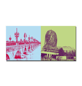 MAGNET-STORIES Leinwandbild - Frankreich - Bordeaux - 110-02