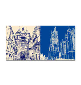 MAGNET-STORIES Leinwandbild - Frankreich - Bordeaux - 110-03