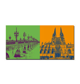 MAGNET-STORIES Leinwandbild - Frankreich - Bordeaux - 110-07