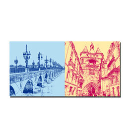 MAGNET-STORIES Leinwandbild - Frankreich - Bordeaux - 110-08