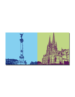MAGNET-STORIES Bordeaux - Monument de Girondis + Cathédrale Saint-André