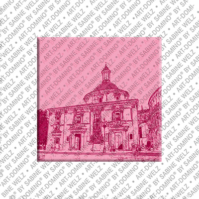 ART-DOMINO® BY SABINE WELZ Valencia - Basilica de la  mare de Déu dels Desamparats
