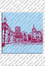 ART-DOMINO® BY SABINE WELZ Valencia - El Micalet and the Water Court