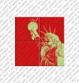 ART-DOMINO® BY SABINE WELZ Magnetbild - USA - New York - 01