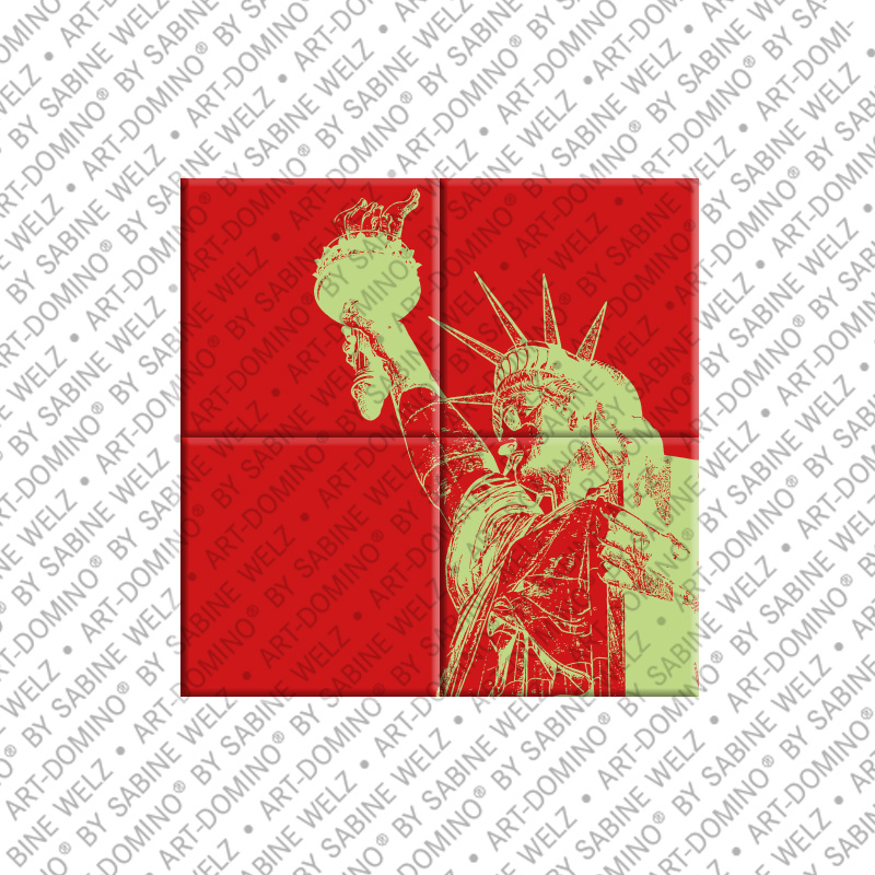 ART-DOMINO® BY SABINE WELZ New York – Statue of Liberty 1