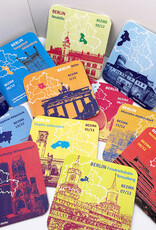 MAGNET-STORIES Bierdeckel-Set - Berliner Bezirke