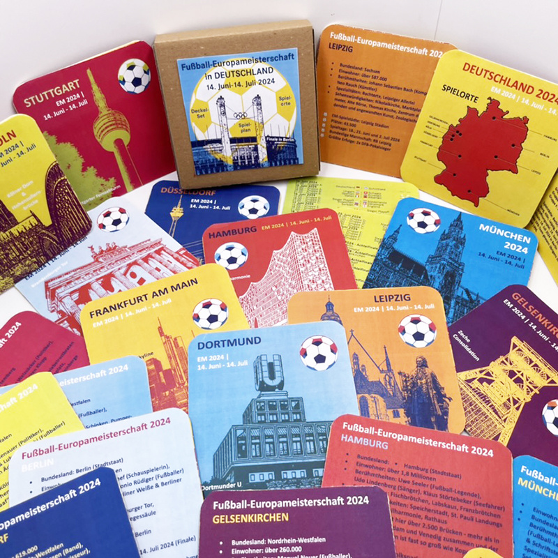 MAGNET-STORIES Bierdeckel-Set - EM 2024