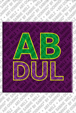 MAGNET-STORIES ABDUL - Magnet mit dem Vornamen ABDUL