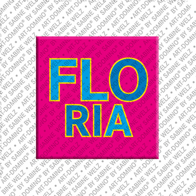 MAGNET-STORIES FLORIA - Magnet mit dem Vornamen FLORIA