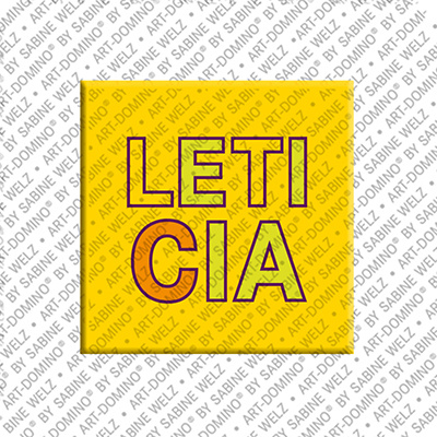 MAGNET-STORIES LETICIA - Magnet mit dem Vornamen LETICIA