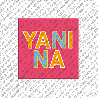 MAGNET-STORIES YANINA - Aimant avec le nom  YANINA