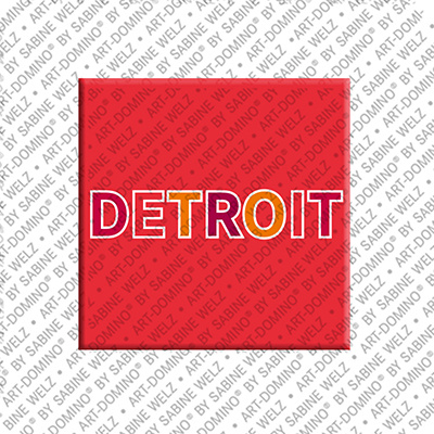 ART-DOMINO® BY SABINE WELZ Detroit - Lettrage