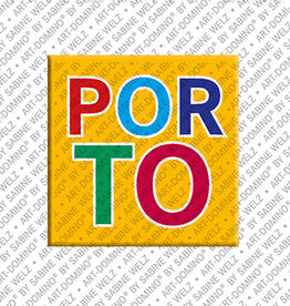ART-DOMINO® BY SABINE WELZ Aimant - Portugal - Porto - 00