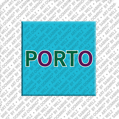 ART-DOMINO® BY SABINE WELZ Porto - Schriftzug - 2