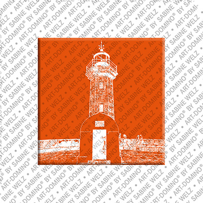 ART-DOMINO® BY SABINE WELZ Porto - Leuchtturm - Farol de Felgueiras