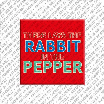 MAGNET-STORIES THERE LAYS THE RABBIT IN THE PEPPER - Magnet THERE LAYS THE RABBIT IN THE PEPPER