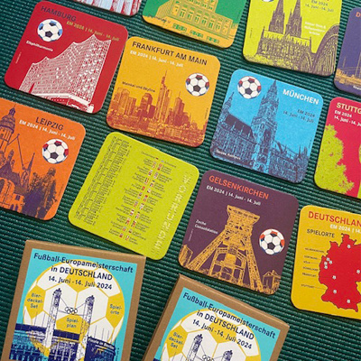 MAGNET-STORIES Bierdeckel-Set - EM 2024