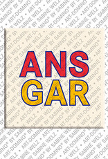 MAGNET-STORIES ANSGAR - Aimant avec le nom  ANSGAR