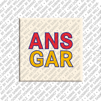 MAGNET-STORIES ANSGAR - Magnet mit dem Vornamen ANSGAR