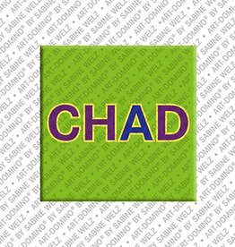 ART-DOMINO® BY SABINE WELZ Magnet - CHAD