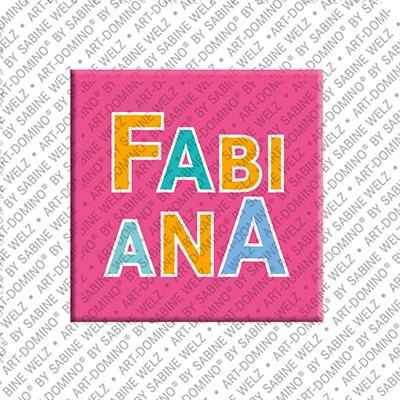 MAGNET-STORIES FABIANA - Magnet mit dem Vornamen FABIANA