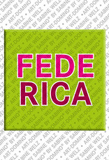MAGNET-STORIES FEDERICA - Magnet with the name FEDERICA