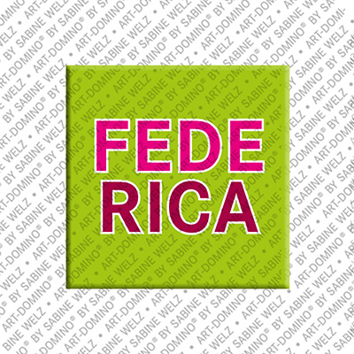 MAGNET-STORIES FEDERICA - Magnet with the name FEDERICA