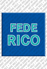 MAGNET-STORIES FEDERICO - Magnet with the name FEDERICO