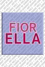 ART-DOMINO® BY SABINE WELZ FIORELLA - Magnet with the name FIORELLA