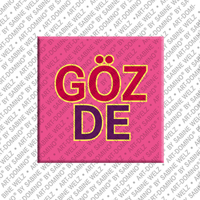 MAGNET-STORIES GÖZDE - Magnet with the name GÖZDE