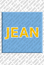 ART-DOMINO® BY SABINE WELZ JEAN - Magnet mit dem Vornamen JEAN