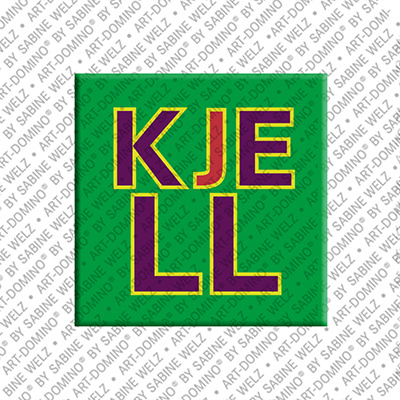 MAGNET-STORIES KJELL - Aimant avec le nom  KJELL