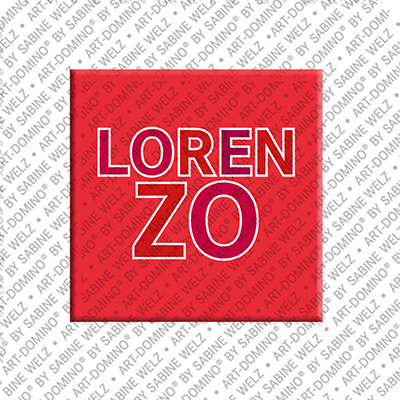 MAGNET-STORIES LORENZO - Aimant avec le nom  LORENZO