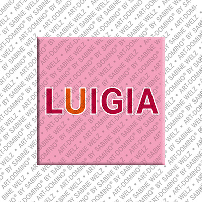 MAGNET-STORIES LUIGIA - Magnet with the name LUIGIA