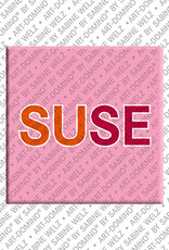 ART-DOMINO® BY SABINE WELZ SUSE - Magnet with the name SUSE
