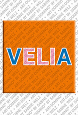 ART-DOMINO® BY SABINE WELZ VELIA - Aimant avec le nom  VELIA