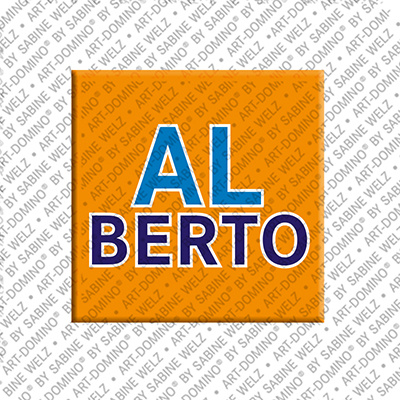 MAGNET-STORIES ALBERTO - Magnet with the name ALBERTO