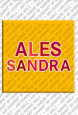 MAGNET-STORIES ALESSANDRA - Magnet with the name ALESSANDRA