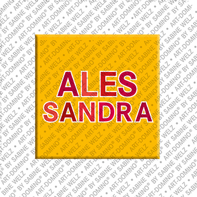 MAGNET-STORIES ALESSANDRA - Magnet with the name ALESSANDRA