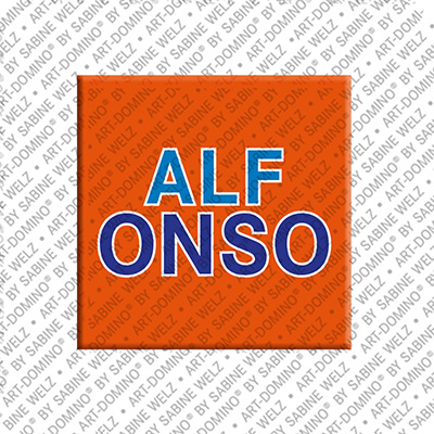 MAGNET-STORIES ALFONSO - Magnet with the name ALFONSO