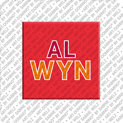 MAGNET-STORIES ALWYN - Magnet with the name ALWYN
