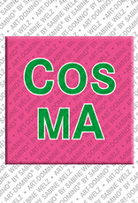 ART-DOMINO® BY SABINE WELZ COSMA - Magnet mit dem Vornamen COSMA
