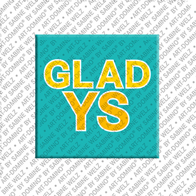 MAGNET-STORIES GLADYS - Magnet mit dem Vornamen GLADYS