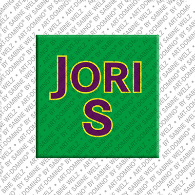ART-DOMINO® BY SABINE WELZ Joris - Magnet with the name Joris