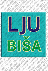 MAGNET-STORIES LJUBISA - Magnet with the name LJUBISA