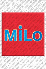 ART-DOMINO® BY SABINE WELZ MILO - Magnet with the name MILO