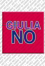 ART-DOMINO® BY SABINE WELZ Giuliano - Magnet with the name Giuliano