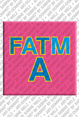 ART-DOMINO® BY SABINE WELZ FATMA - Aimant avec le nom  FATMA